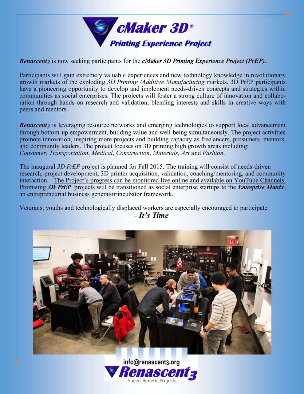 cMaker 3D Printing Project3